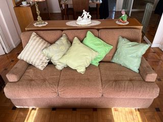 2 Butacas y 1 Sofá 3 Plazas Marrón