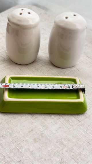 Salero y pimentero cerámica búhos