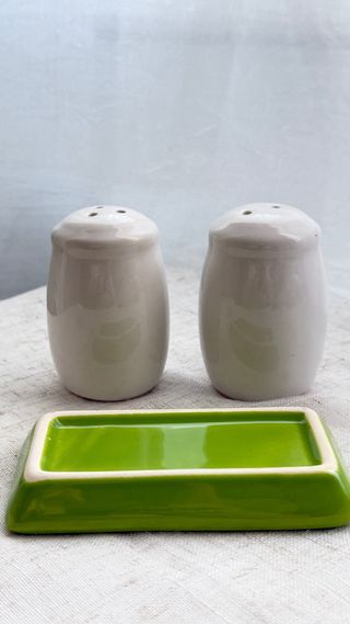 Salero y pimentero cerámica búhos