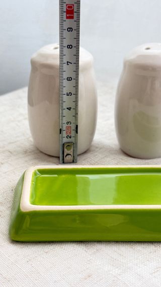 Salero y pimentero cerámica búhos