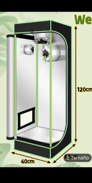 Armario Cultivo Interior 40x40x120cm