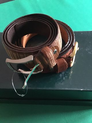 Coppia Cinture Uomo Made in Italy