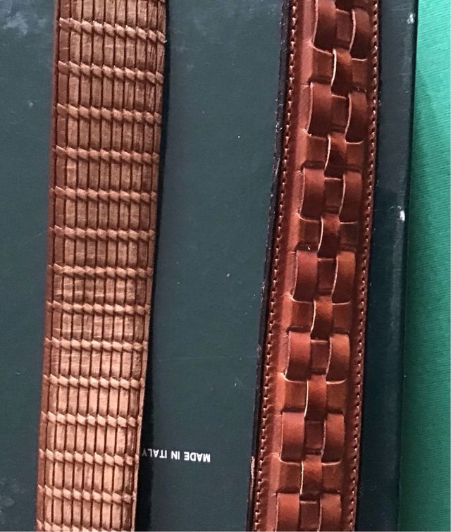 Coppia Cinture Uomo Made in Italy