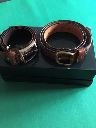 Coppia Cinture Uomo Made in Italy