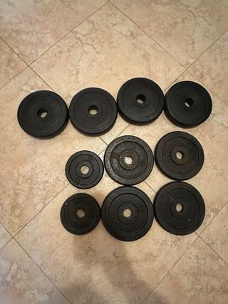 Discos de pesa para gimnasio
