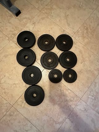 Discos de pesa para gimnasio