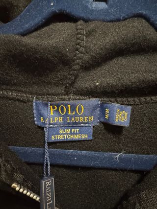 Felpa con cappuccio Polo Ralph Lauren nera