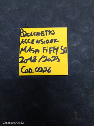 Blocchetto accensione Mash Fifty 50 2018-2023