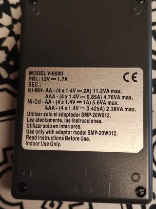 Cargador super rápido AA-AAA Silver Electronics