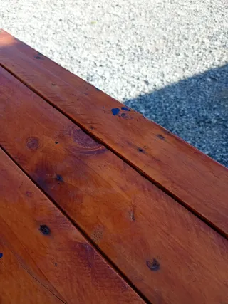 Mesa auxiliar de madera mueble