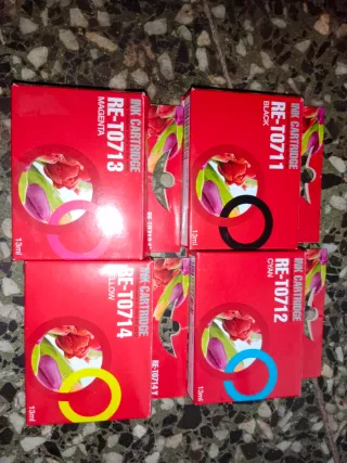 Conjunto tinta impresora Epson