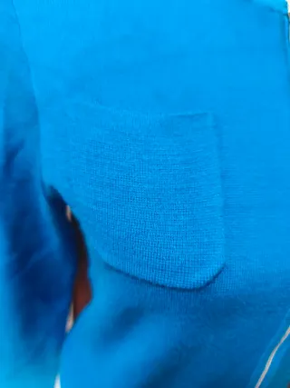 Top Adolfo Domínguez Azul Talla M