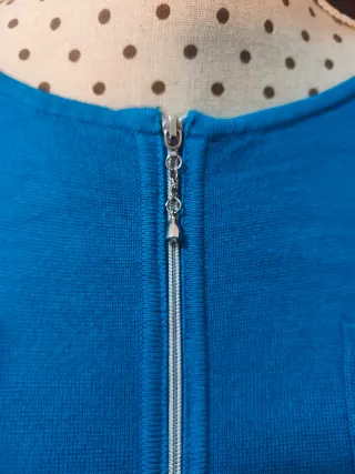 Top Adolfo Domínguez Azul Talla M