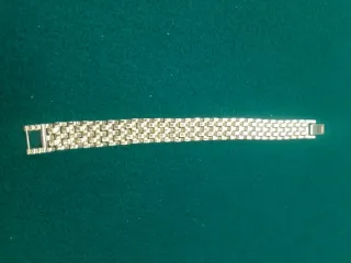 Pulsera bañada en oro