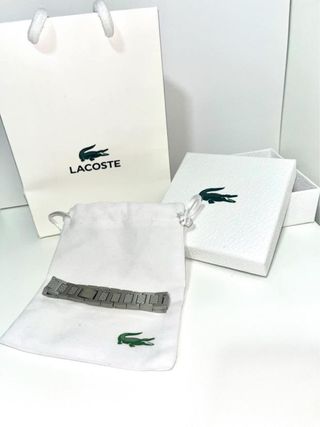 Pulsera Lacoste Plata