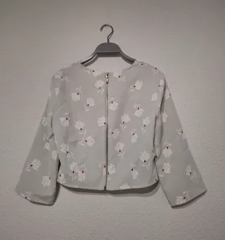 Blusa Zara Basic floral