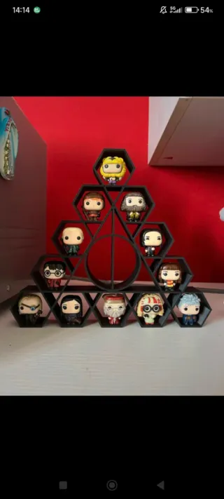 2 Expositores Harry Potter Kinder Joy Preto