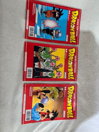 Tres comics de dragon ball