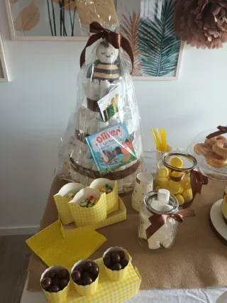 Tarta de pañales para bebé