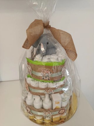 Tarta de pañales para bebé desde: