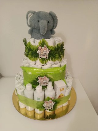 Tarta de pañales para bebé desde: