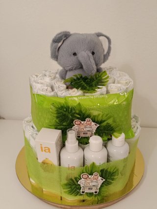 Tarta de pañales para bebé desde: