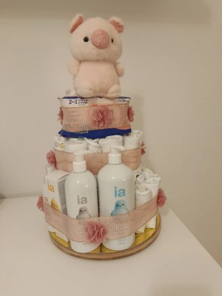 Tarta de pañales para bebé desde:
