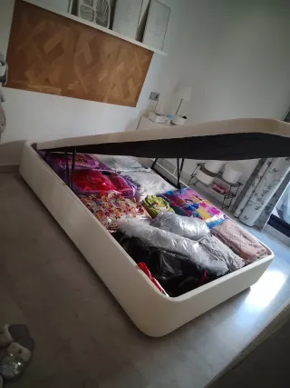 Canapé abatible polipiel 135x150