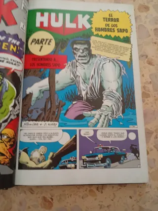 Vendo cómic del increíble Hulk edición 1962