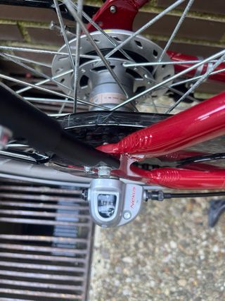 Bicicleta Holandesa de Paseo Roja