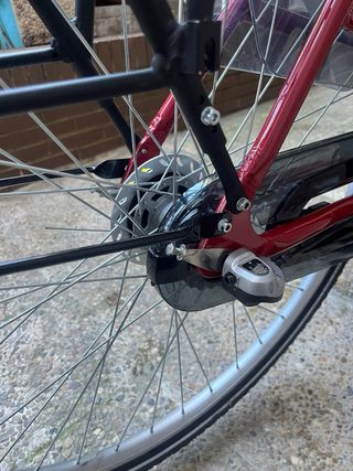 Bicicleta Holandesa de Paseo Roja