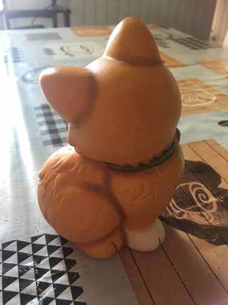 Gatto Siberiano Thun Ceramica Arancione