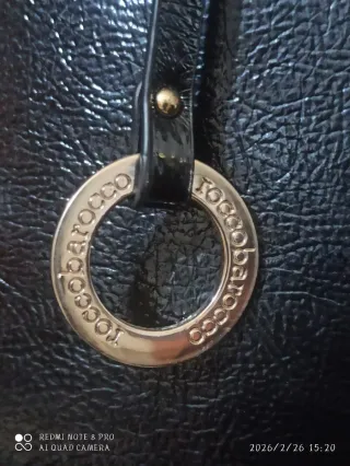 Bolso Roccobarocco Negro Charol