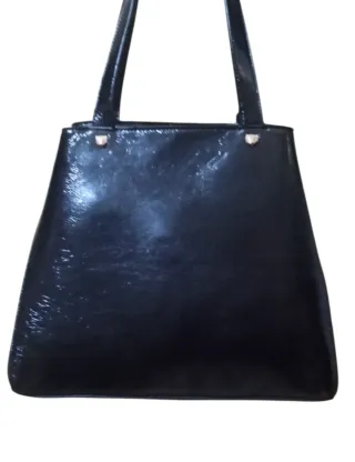Bolso Roccobarocco Negro Charol