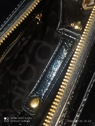 Bolso Roccobarocco Negro Charol