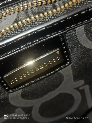 Bolso Roccobarocco Negro Charol