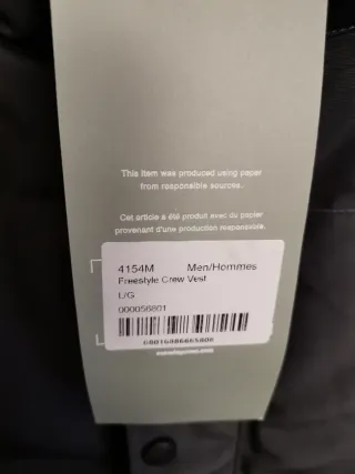 Chaleco acolchado Canada Goose gris