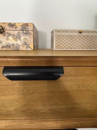 Mobile ingresso in legno e metallo