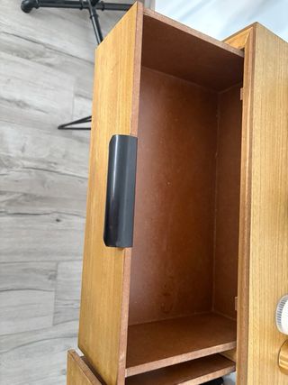 Mobile ingresso in legno e metallo