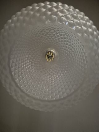 Lampadari in vetro bianco trasparente