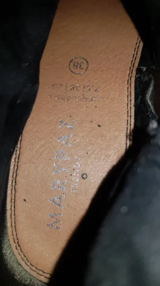 Botines Marypaz Negros Plataforma Talla 38