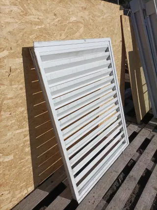 Reja aluminio blanca