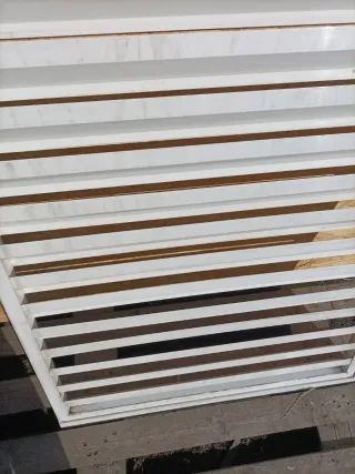 Reja aluminio blanca