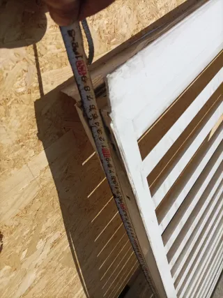 Reja aluminio blanca