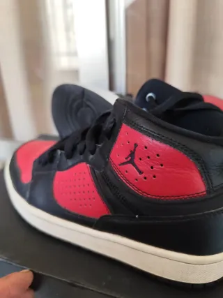 Air Jordan Access Bred Negro/Rojo