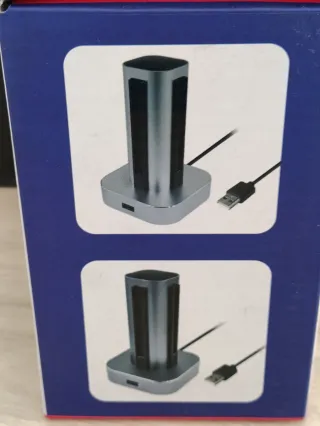 Base Carga Joycon 4 en 1 Aluminio