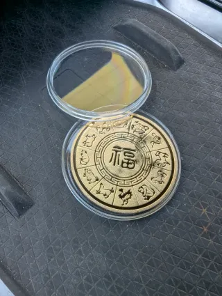 Moneda conmemorativa zodiaco chino