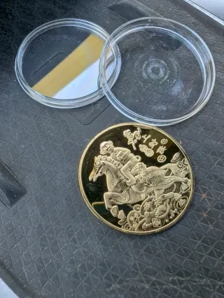 Moneda conmemorativa zodiaco chino