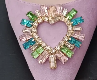 Zapatos de tacón Lodi Ante Pedrería Talla 36