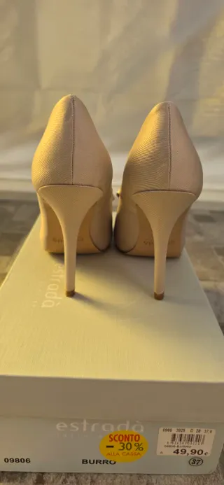 Sandali donna Estradà beige Tg 37
